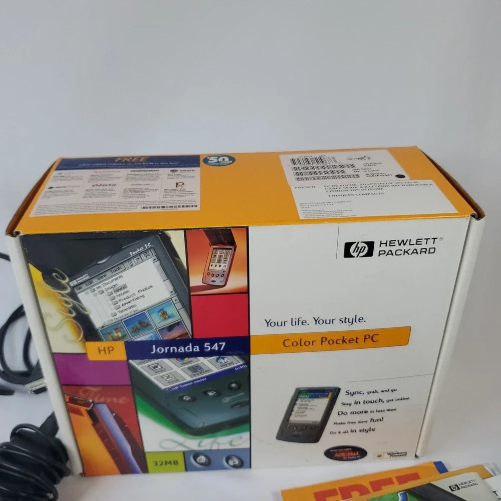 HP Jornada 547 Color Pocket PC 32MB RAM, 16MB ROM. Fast 32-bit processor WORKING